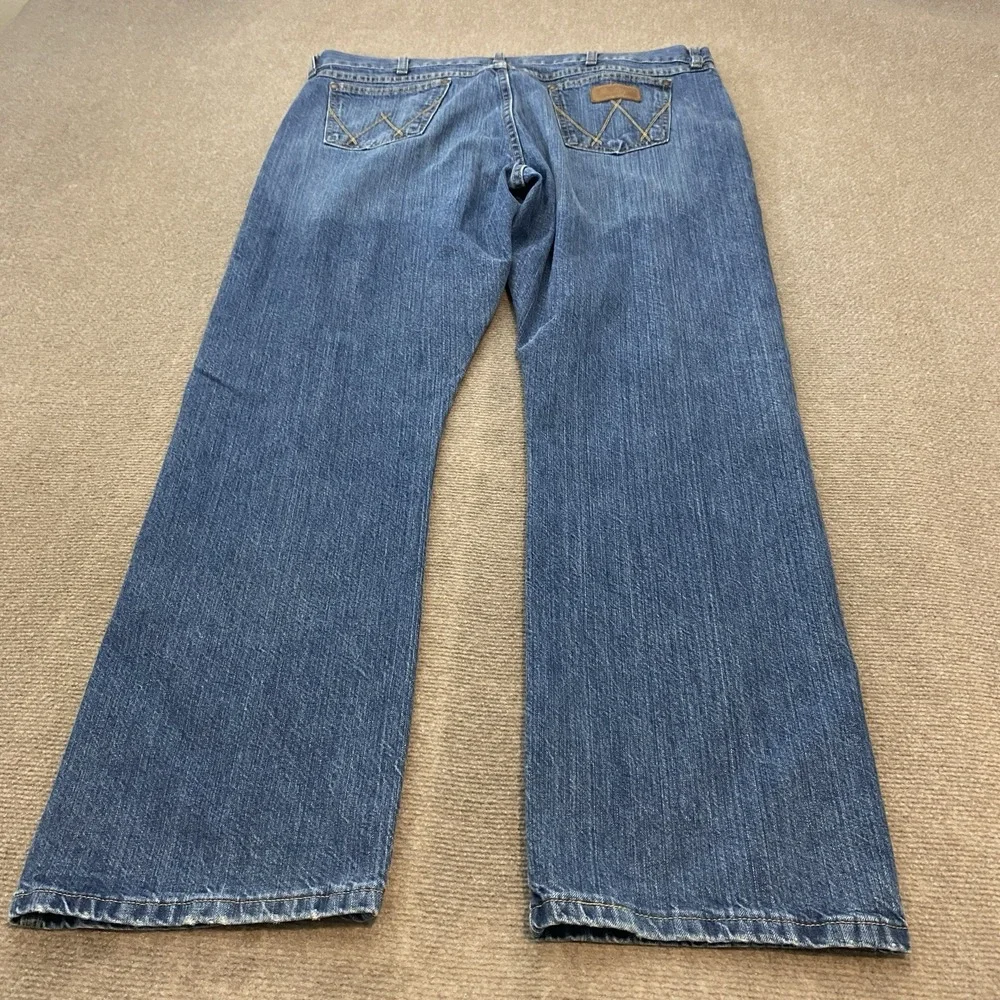 Wrangler Jeans Mens 40x32 Blue Retro Boot Bootcut Stretch Denim 5-Pocket Western